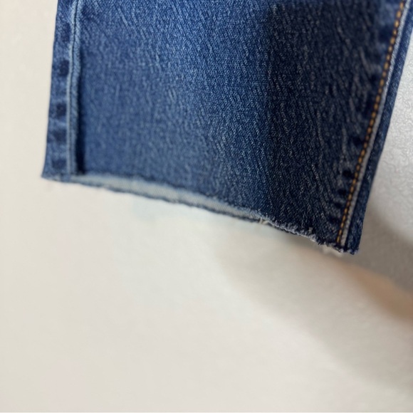 Cat & Jack Kids Blue Wide Leg Crop Stretch Jeans Size 8 - Picture 15 of 15